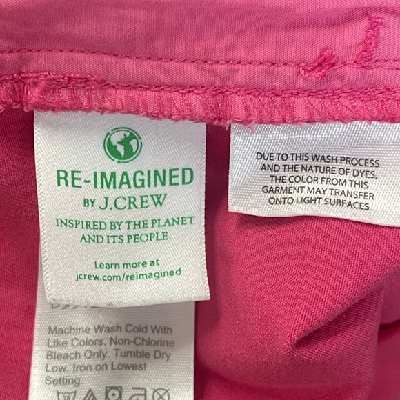 J.Crew Pink 7” Womens Chino Shorts - Stretch, Cotton, Classic - Size 4 - Picture 9 of 12
